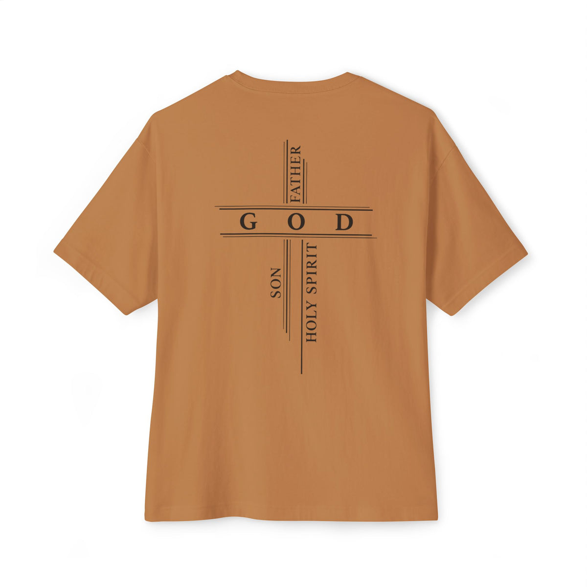 God The Father, Son, Holy Spirit - Unisex Oversized Boxy T-Shirt