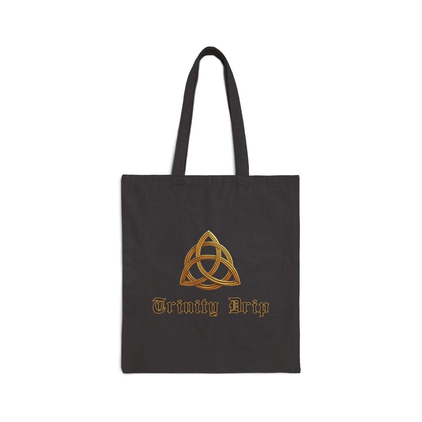 Shema (Deuteronomy 6:4-9) Canvas Tote Bag — 'Coexist' & 'Trinity Drip' Peaceful Faith Symbols Reusable Grocery Tote