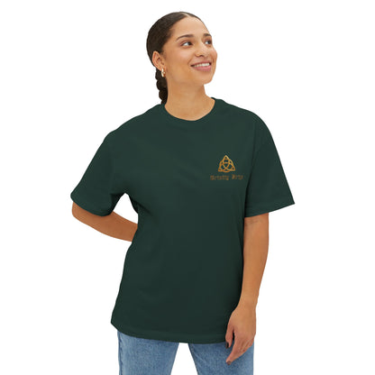 I.N.R.I. (Iesus Nazarenus, Rex Iudaeorum) - Unisex Oversized Boxy T-Shirt