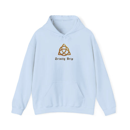 Trinity Drip Alleluia Hoodie — Colorful Back Print Religious Graphic Hoodie
