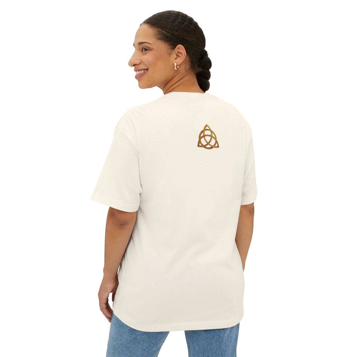 Christ Pantocrator - Unisex Oversized Boxy T-Shirt