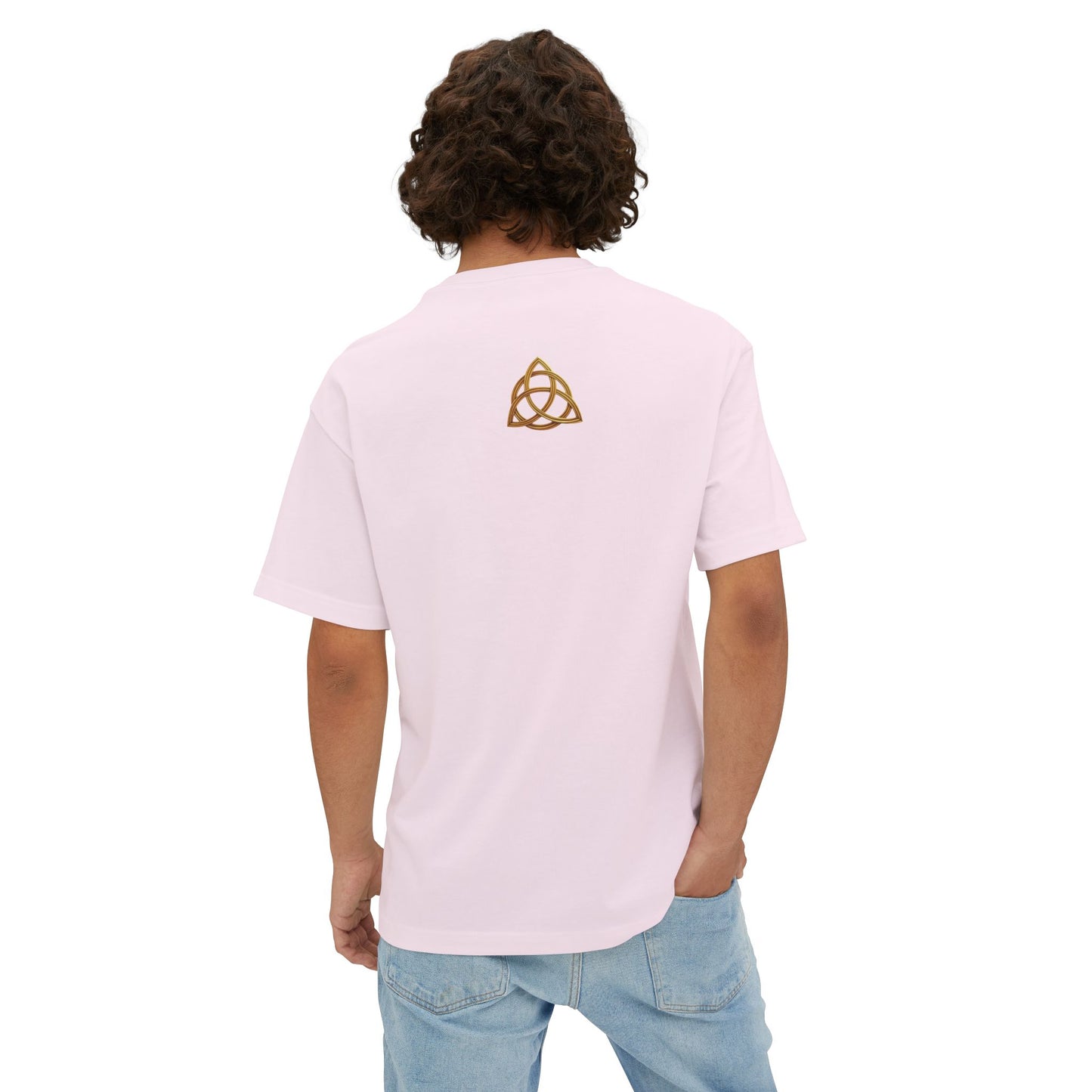 Alev & Tav (Alpha & Omega) - Unisex Oversized Boxy T-Shirt