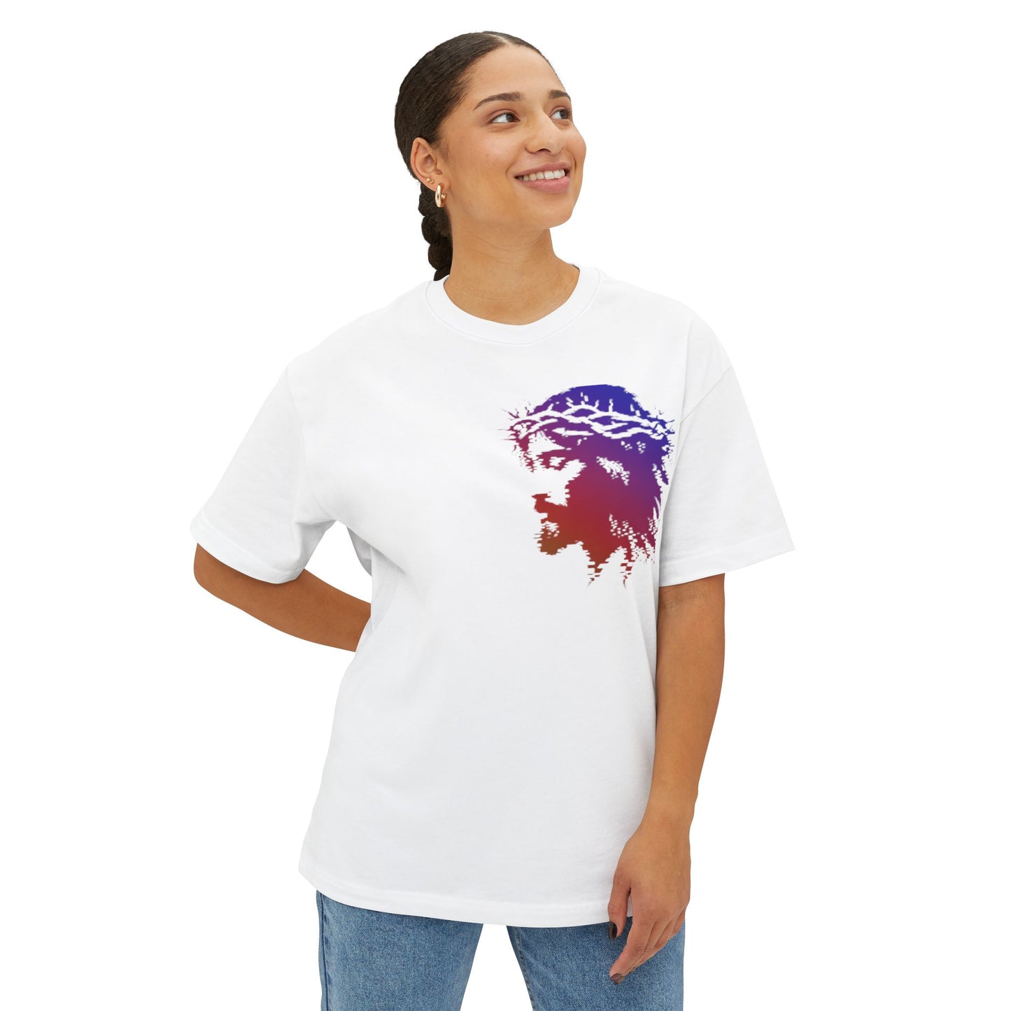 Passion of Christ - Unisex Oversized Boxy T-Shirt