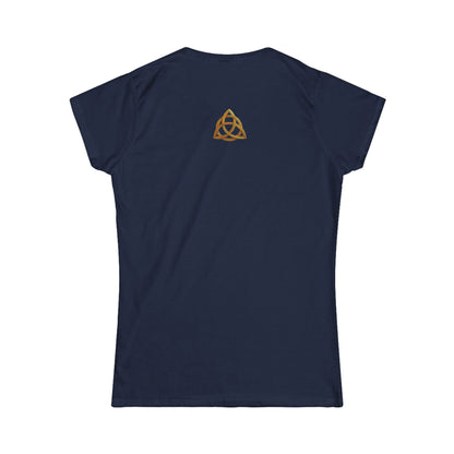 Shema Women's T-Shirt — Vibrant Neon Prayer Fist Graphic Tee