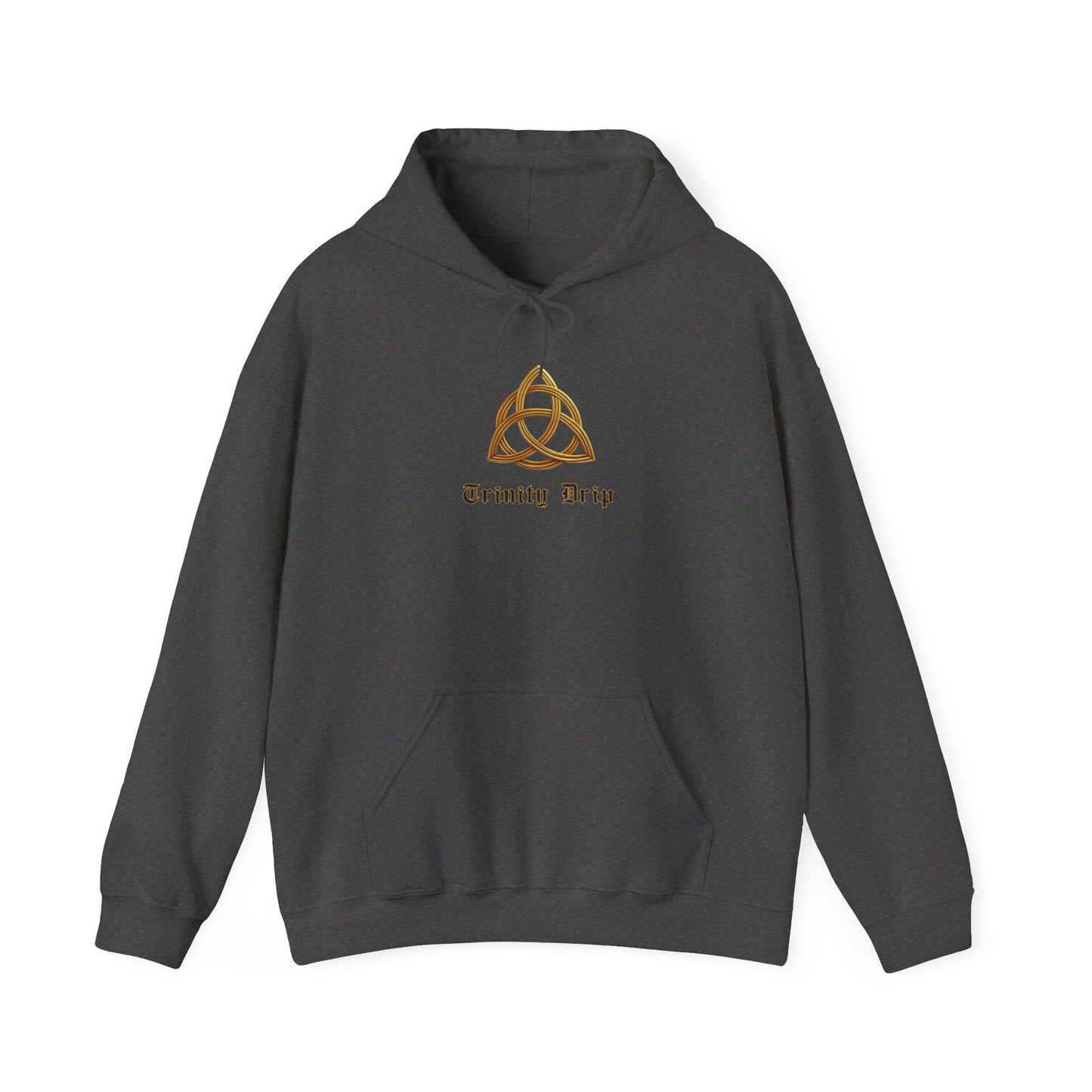 Trinity Drip Alleluia Hoodie — Colorful Back Print Religious Graphic Hoodie