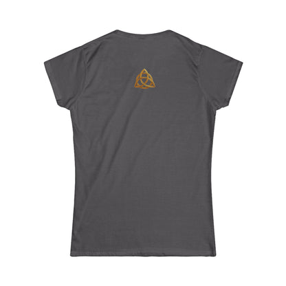 Holy Rosary Women's T-Shirt — Vibrant Neon Prayer Fist Graphic Tee