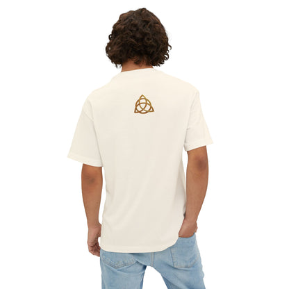 Alev & Tav (Alpha & Omega) - Unisex Oversized Boxy T-Shirt
