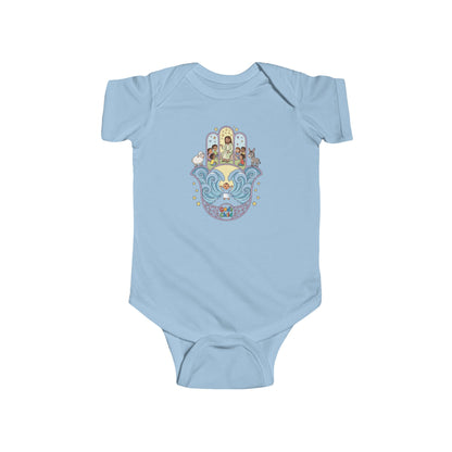 God's Child Hamsa Hand Baby Bodysuit — Infant Organic-Feel Onesie