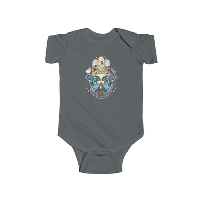 God's Child Hamsa Hand Baby Bodysuit — Infant Organic-Feel Onesie