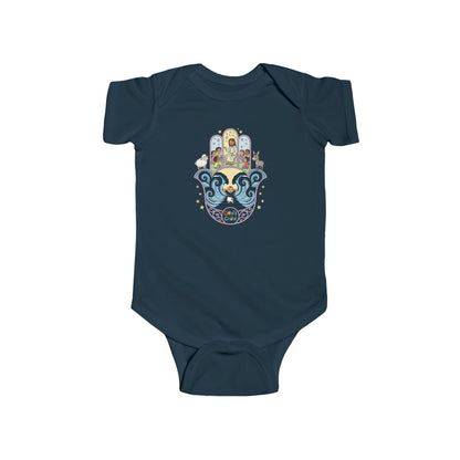 God's Child Hamsa Hand Baby Bodysuit — Infant Organic-Feel Onesie