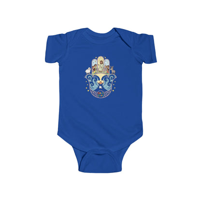 God's Child Hamsa Hand Baby Bodysuit — Infant Organic-Feel Onesie