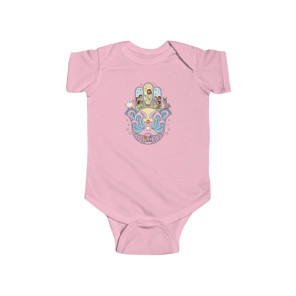 God's Child Hamsa Hand Baby Bodysuit — Infant Organic-Feel Onesie