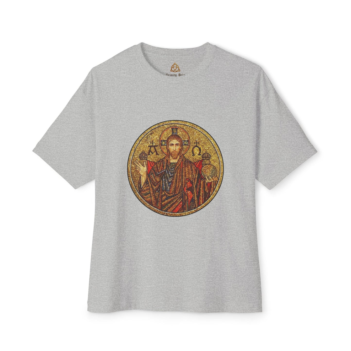 Christ Pantocrator - Unisex Oversized Boxy T-Shirt