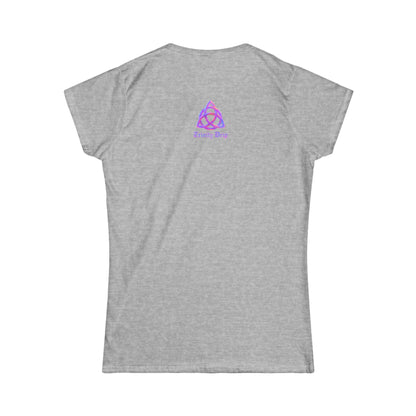 Unit3y Women's T-Shirt — Vibrant Neon Prayer Fist Graphic Tee
