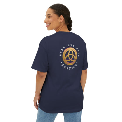 Hear & Obey - Unisex Oversized Boxy T-Shirt