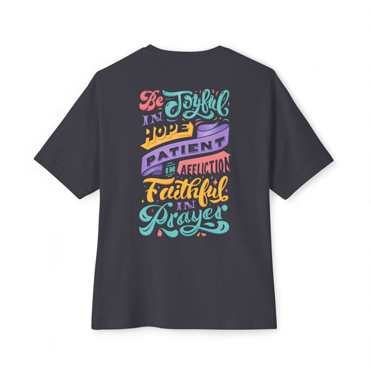 Be Joyful - Unisex Oversized Boxy T-Shirt