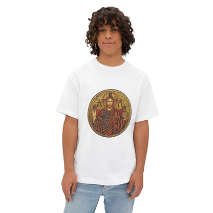 Christ Pantocrator - Unisex Oversized Boxy T-Shirt
