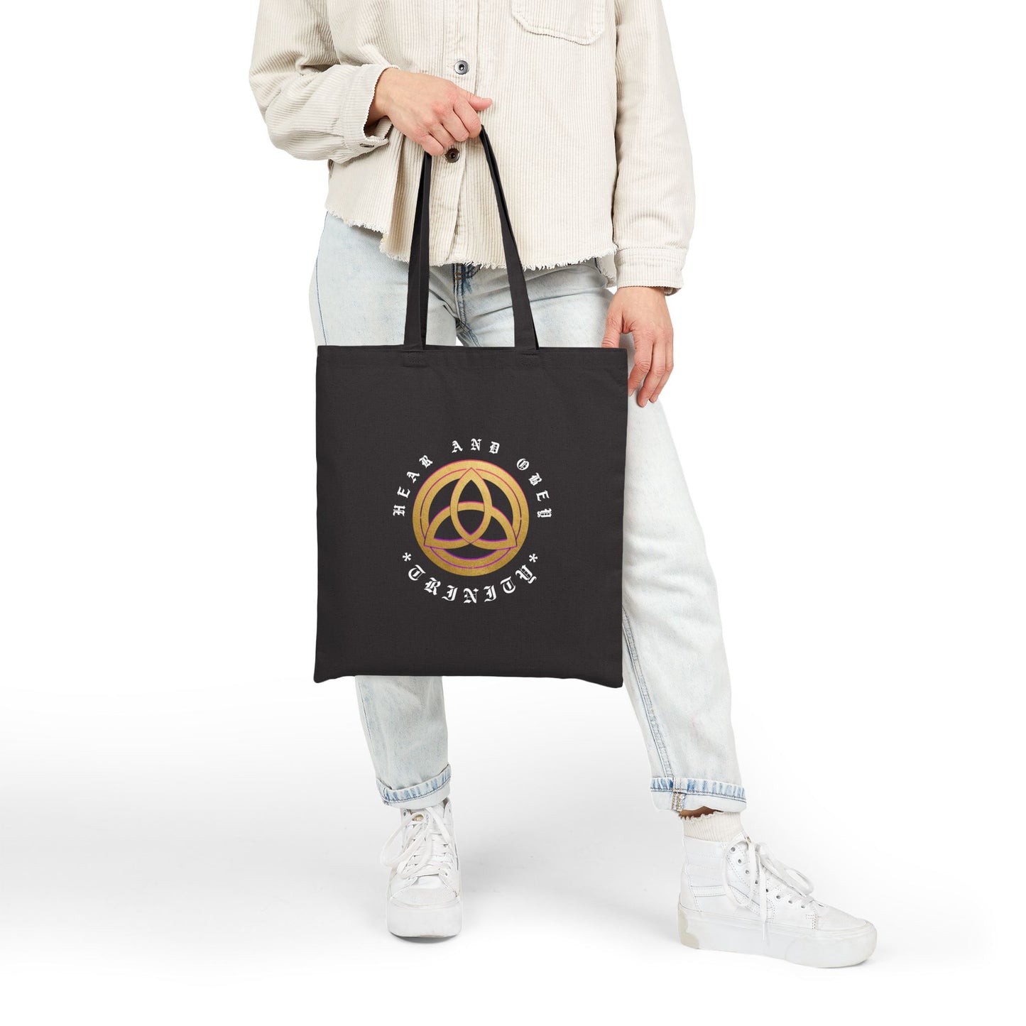 Hear & Obey Canvas Tote Bag — Reusable Grocery Tote