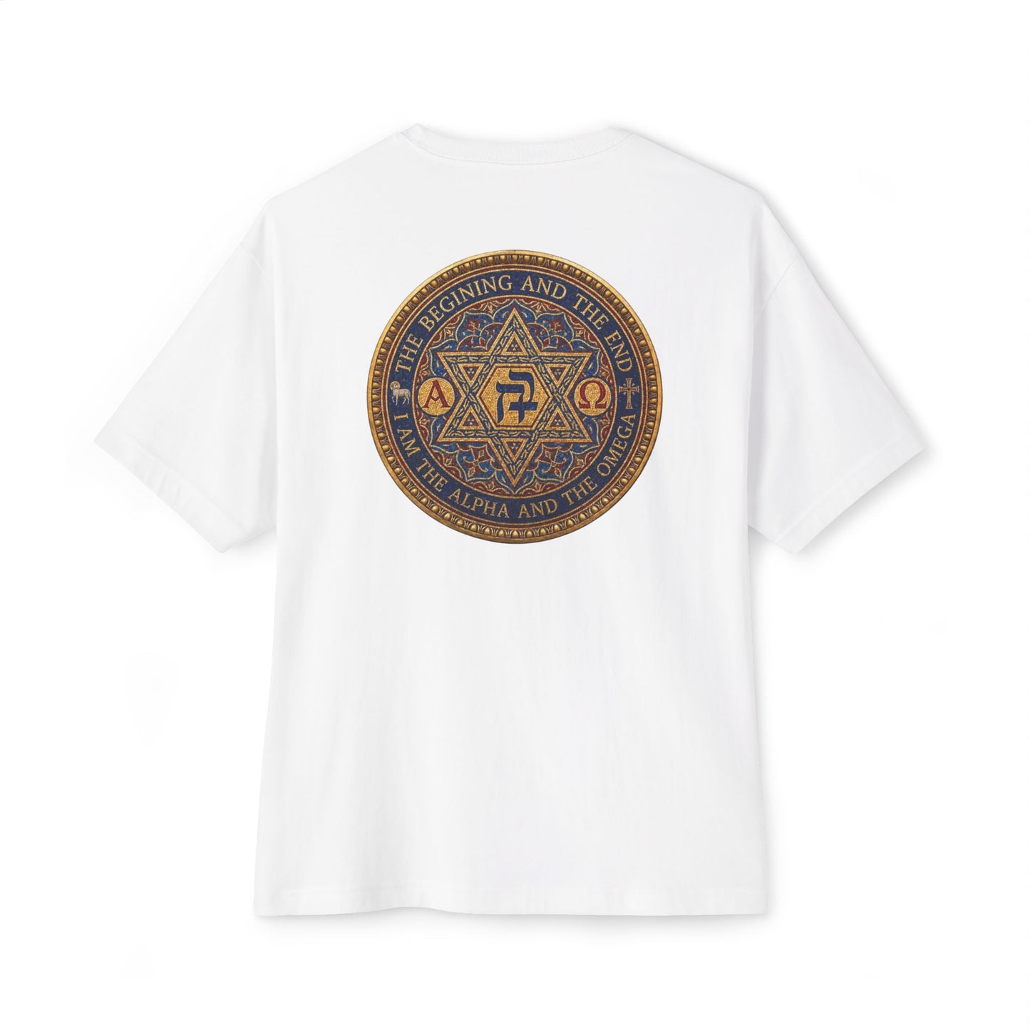 The beginning and the end - Unisex Oversized Boxy T-Shirt