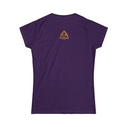Shema Women's T-Shirt — Vibrant Neon Prayer Fist Graphic Tee