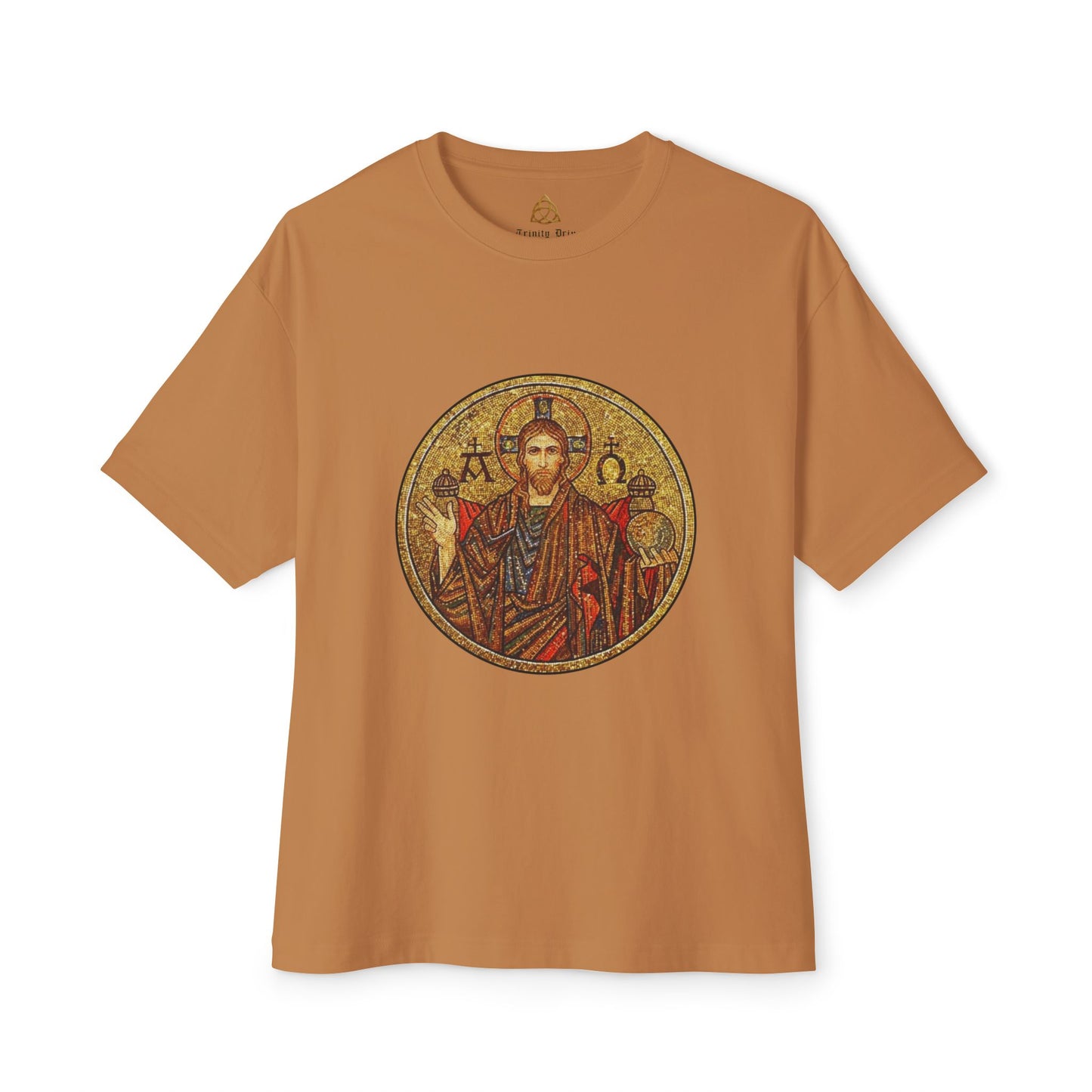 Christ Pantocrator - Unisex Oversized Boxy T-Shirt