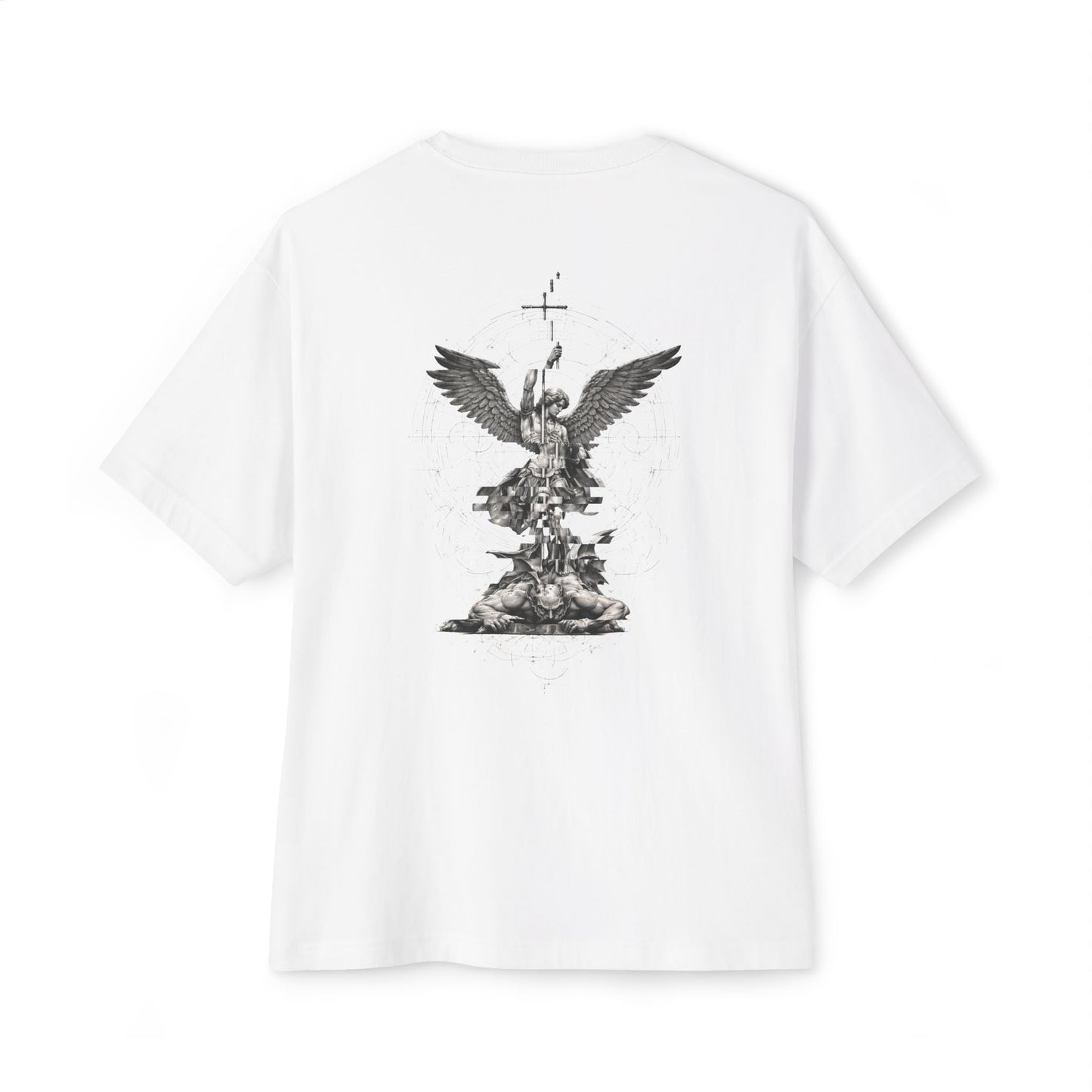 Trinity Archangel Michael - Unisex Oversized Boxy T-Shirt