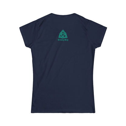 Divine Hamsa Hand Women's T-Shirt — Vibrant Neon Prayer Fist Graphic Tee