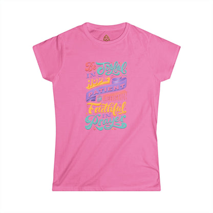 Be Joyful Women's T-Shirt — Graphic Tee
