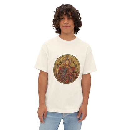 Christ Pantocrator - Unisex Oversized Boxy T-Shirt