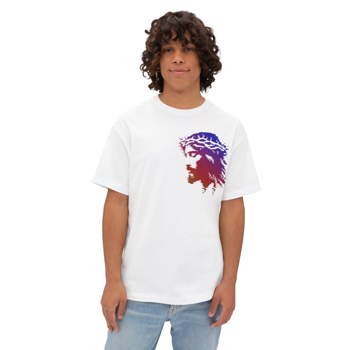Passion of Christ - Unisex Oversized Boxy T-Shirt