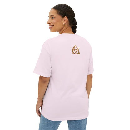 Alev & Tav (Alpha & Omega) - Unisex Oversized Boxy T-Shirt