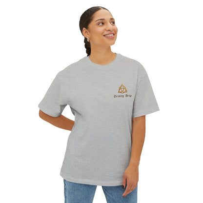 I.N.R.I. (Iesus Nazarenus, Rex Iudaeorum) - Unisex Oversized Boxy T-Shirt