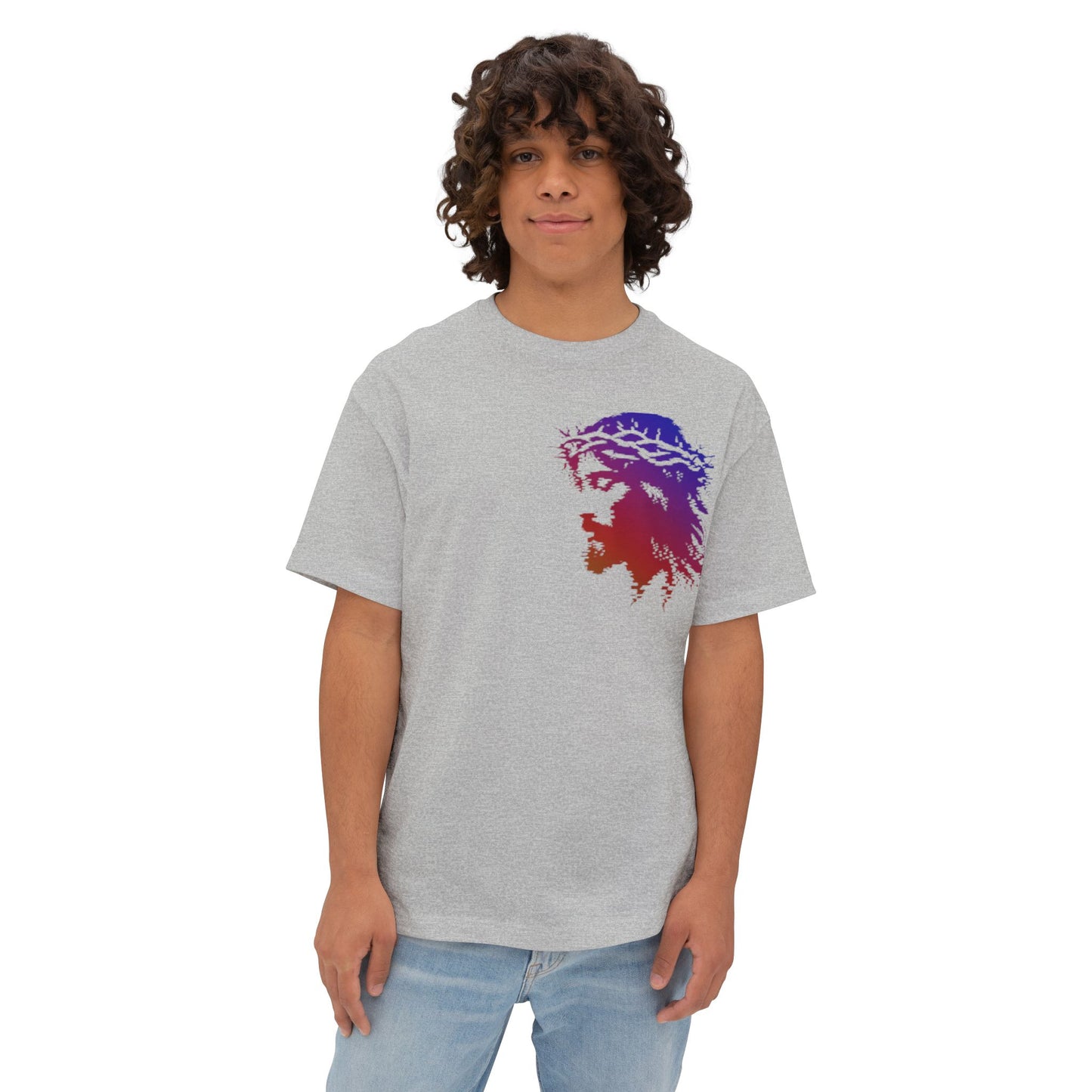 Passion of Christ - Unisex Oversized Boxy T-Shirt