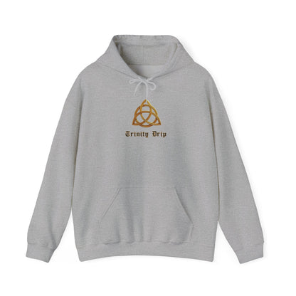 Trinity Drip Alleluia Hoodie — Colorful Back Print Religious Graphic Hoodie