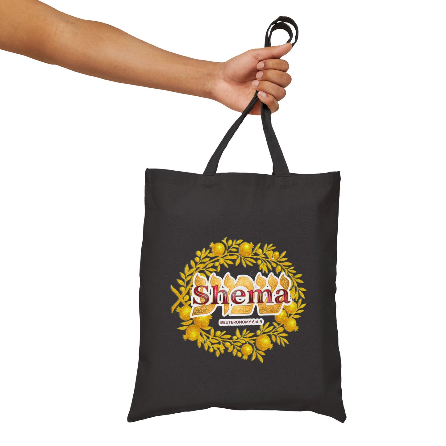 Shema Canvas Tote Bag — Reusable Grocery Tote