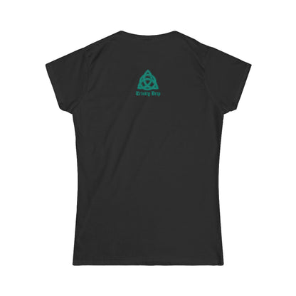 Divine Hamsa Hand Women's T-Shirt — Vibrant Neon Prayer Fist Graphic Tee