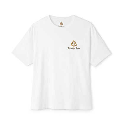 I.N.R.I. (Iesus Nazarenus, Rex Iudaeorum) - Unisex Oversized Boxy T-Shirt