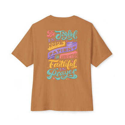 Be Joyful - Unisex Oversized Boxy T-Shirt
