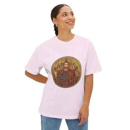Christ Pantocrator - Unisex Oversized Boxy T-Shirt