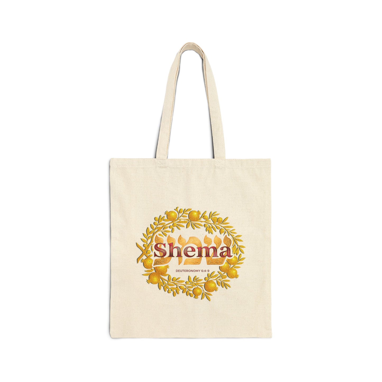 Shema Canvas Tote Bag — Reusable Grocery Tote