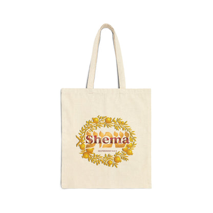 Shema Canvas Tote Bag — Reusable Grocery Tote