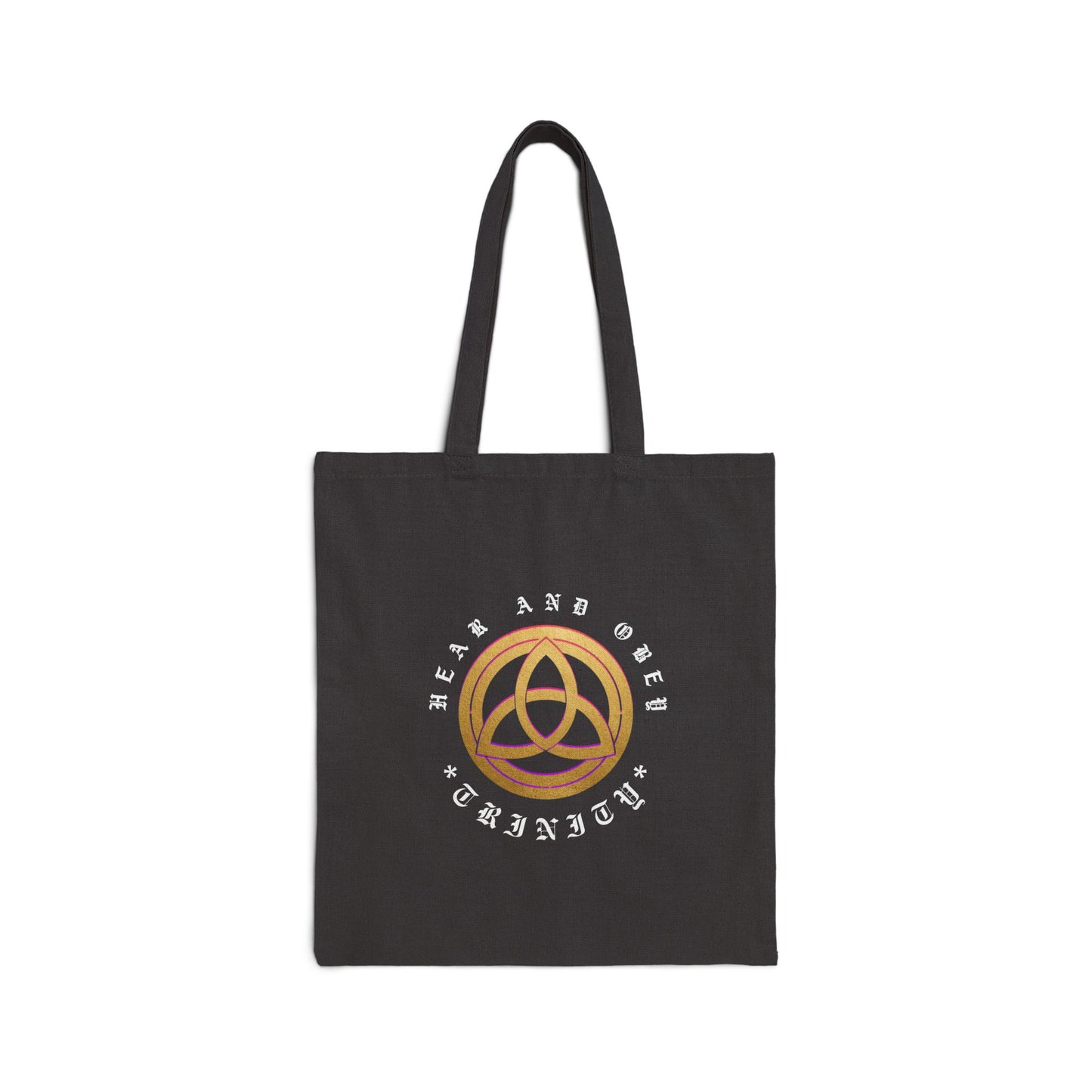Hear & Obey Canvas Tote Bag — Reusable Grocery Tote