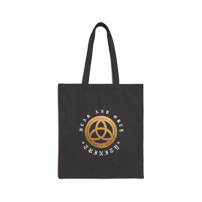Hear & Obey Canvas Tote Bag — Reusable Grocery Tote