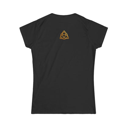 Holy Rosary Women's T-Shirt — Vibrant Neon Prayer Fist Graphic Tee