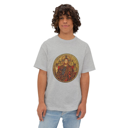 Christ Pantocrator - Unisex Oversized Boxy T-Shirt