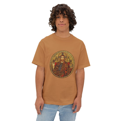 Christ Pantocrator - Unisex Oversized Boxy T-Shirt