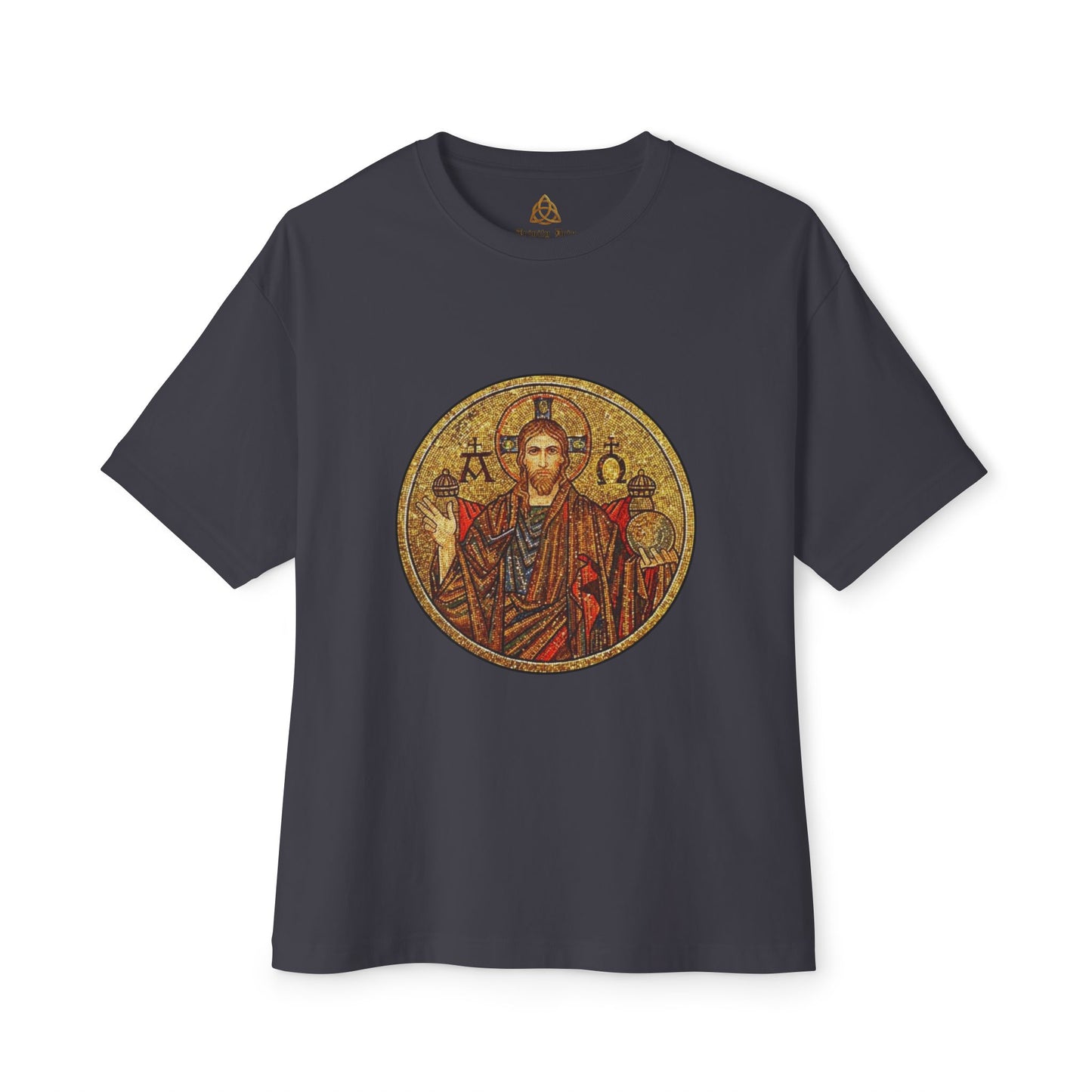 Christ Pantocrator - Unisex Oversized Boxy T-Shirt