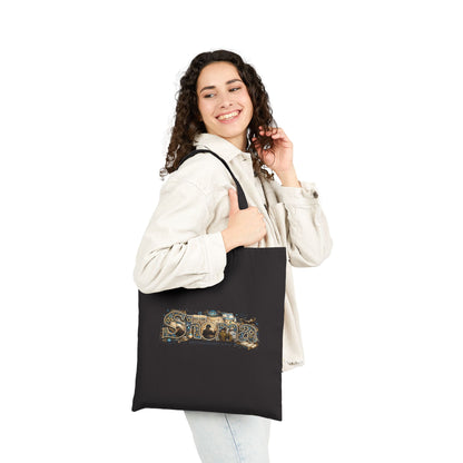 Shema (Deuteronomy 6:4-9) Canvas Tote Bag — 'Coexist' & 'Trinity Drip' Peaceful Faith Symbols Reusable Grocery Tote