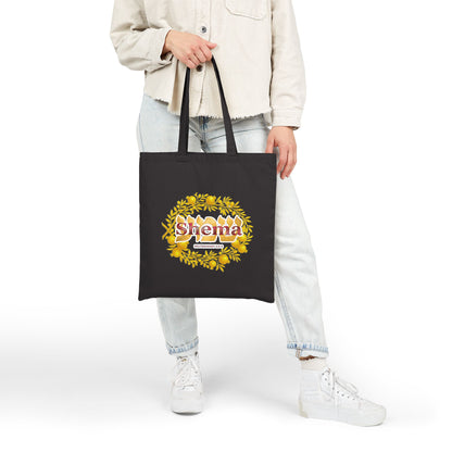 Shema Canvas Tote Bag — Reusable Grocery Tote