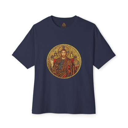 Christ Pantocrator - Unisex Oversized Boxy T-Shirt